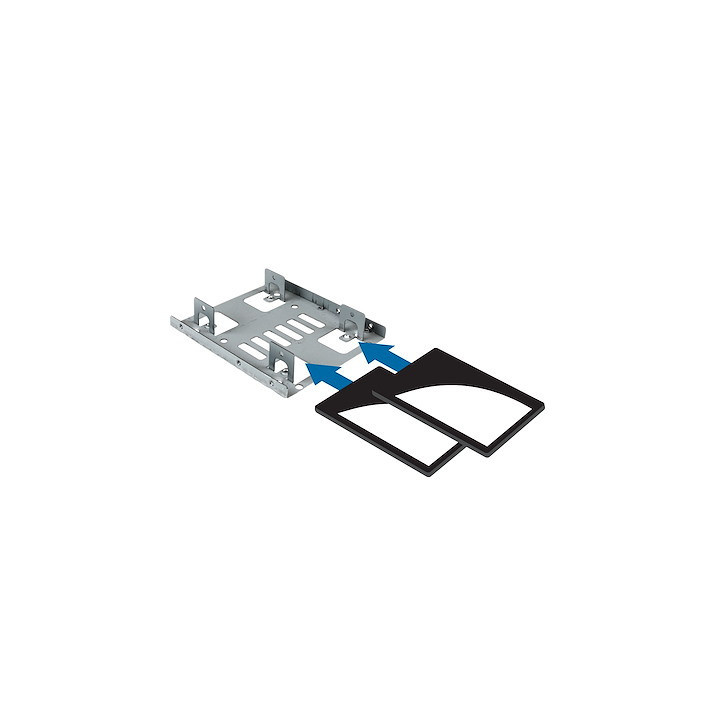 Dual 2.5 SATA HDD to 3.5 Mount Bracket - BRACKET25X2 | StarTech 