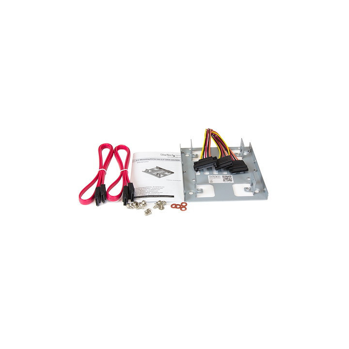 Dual 2.5 SATA HDD to 3.5 Mount Bracket - BRACKET25X2 | StarTech 