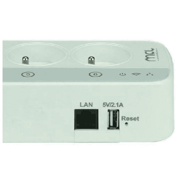 DOM-PPS06I   Multiprise connectée Wifi 6 sorties - - DOMPPS06I | MCL Samar 