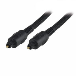 Câble Toslink HQ tressé mâle / mâle - 5m - MC760HQ5M | MCL Samar 