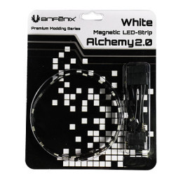 Alchemy 2.0 Magnetic LED-Strip - 30cm  15 LEDs  Blanc - BFAMAG30BK15RP | BitFenix 