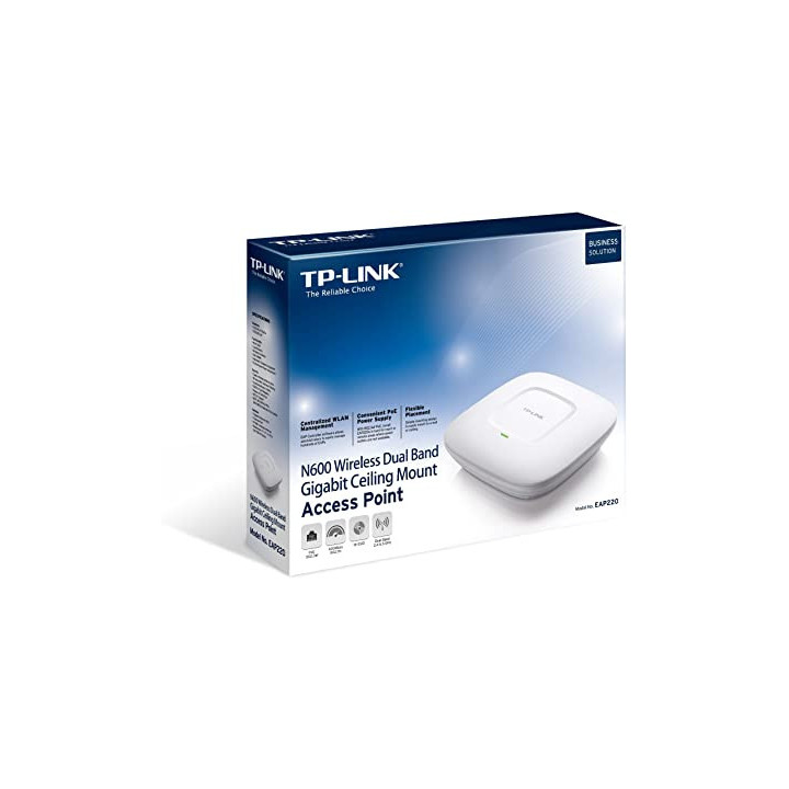 EAP220   Point d'accès Wi-Fi double bande N600 PoE - ocazgb667308EAP220 | TP-Link 