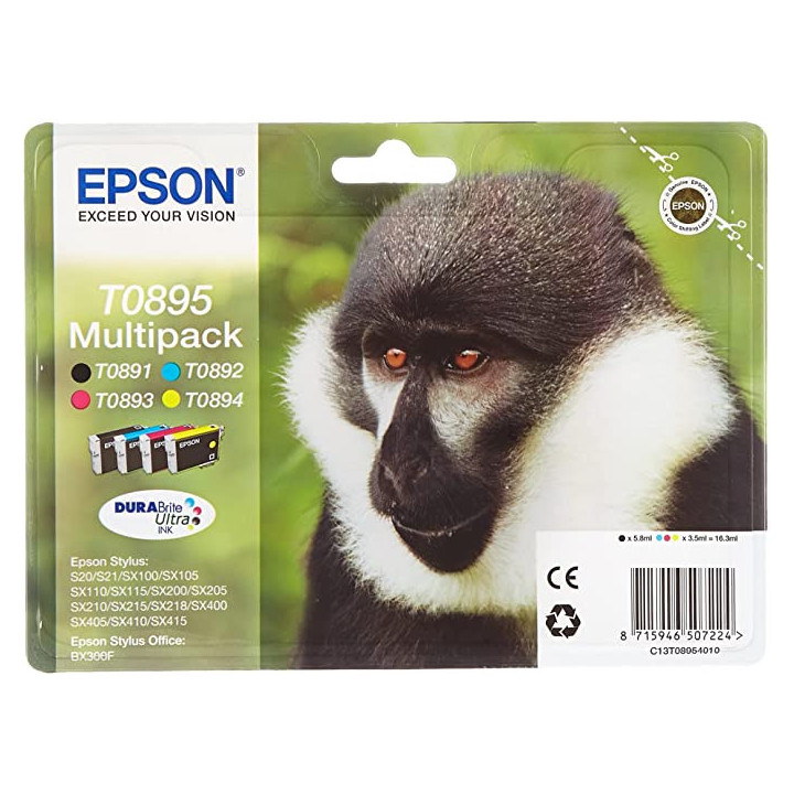 (Blister) MULTIPACK T0895 - C13T08954020 | Epson 