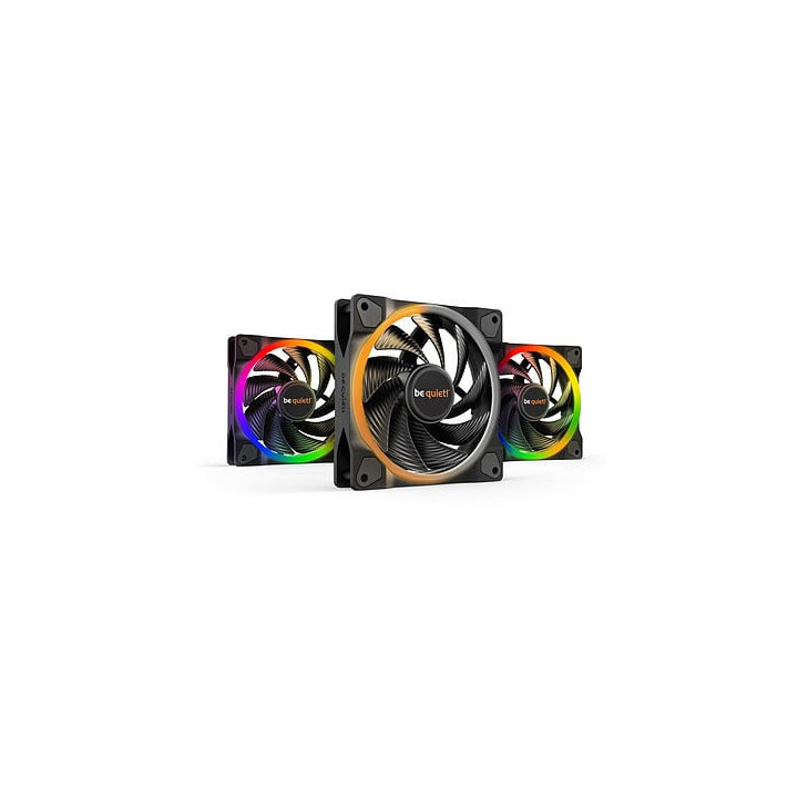 Light Wings 120mm PWM ARGB High Speed Kit x3 BL077 - BL077 | Be Quiet! 