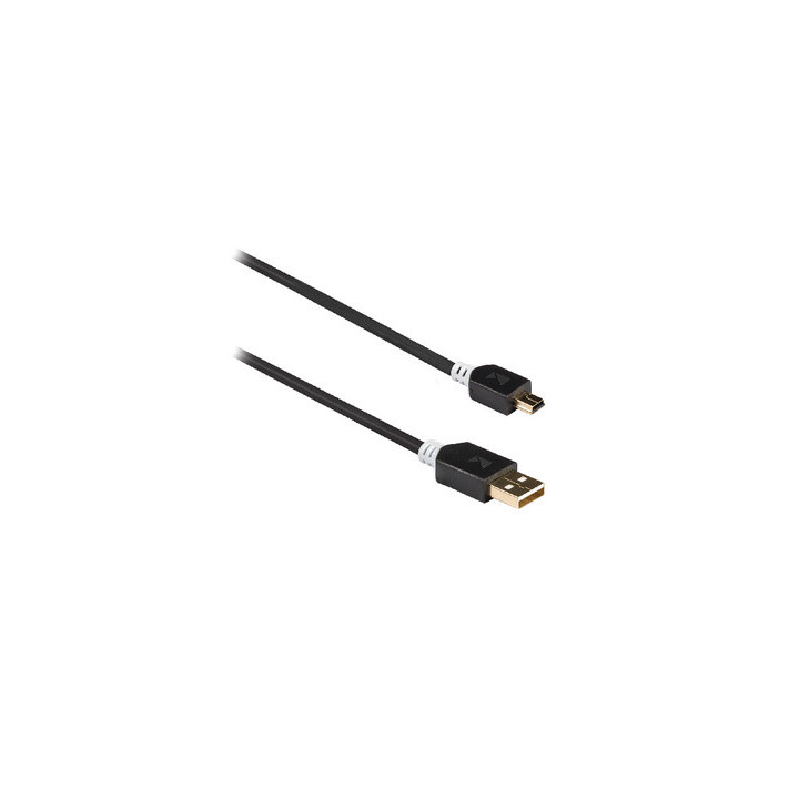 USB 2.0 Cable A Male - Mini 5-Pin Male Round 3.00  - KNC60300E30 | Générique 