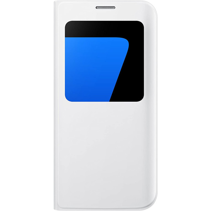 Etui folio Stand Blanc pour Galaxy S7 Edge - MUSNS0266 | Générique 