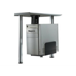 CPU-D200   Support d'ordinateur   argenté(e) - CPUD200SILVER | NewStar 