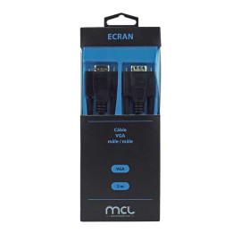 Cable ecran SVGA HD15 male / male  2m - MC340EZ2M | MCL Samar 