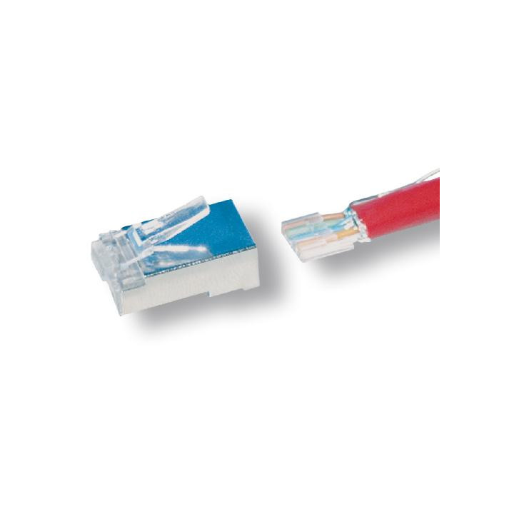 Sachet de 50 connecteurs RJ45 blindés - RJ45B50 | MCL Samar 
