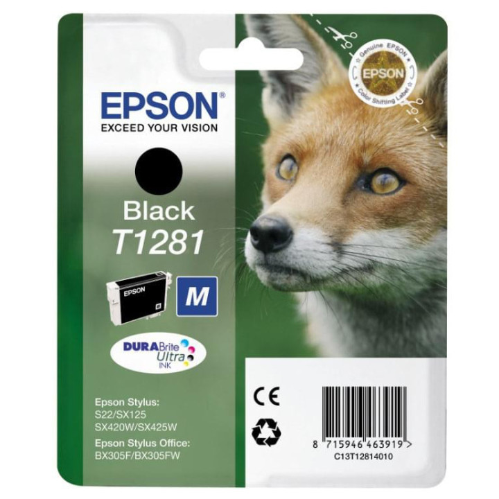 Cartouche T1281 Noir - C13T128140 | Epson 