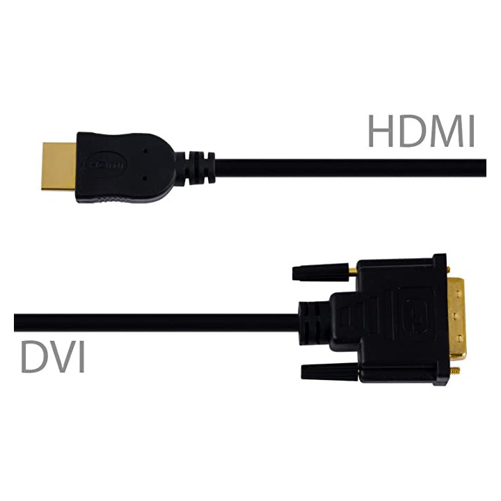 Cable/HDMI 19>DVI-D 24+1 2m - MC3812M | MCL Samar 