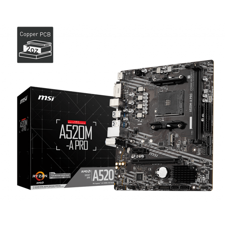A520M-A PRO - A520/AM4/mATX | MSI 