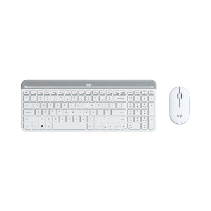 MK470 White - Slim Wireless Combo - 920009191 | Logitech 