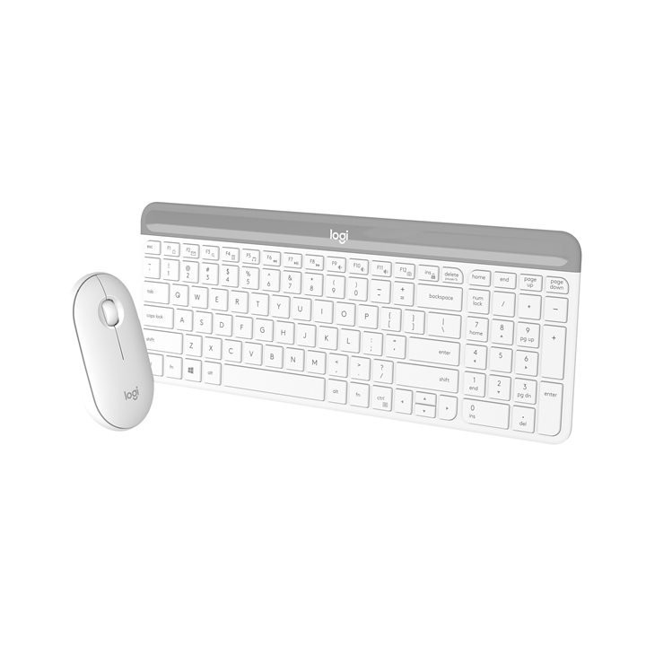 MK470 White - Slim Wireless Combo - 920009191 | Logitech 