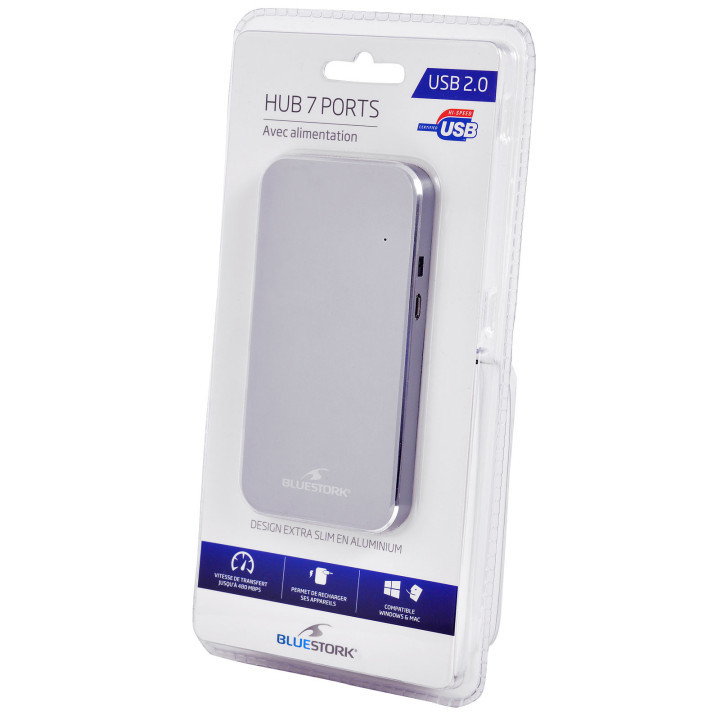 3 Ports USB 2.0 + HDMI - BSHUBMINI | Bluestork 