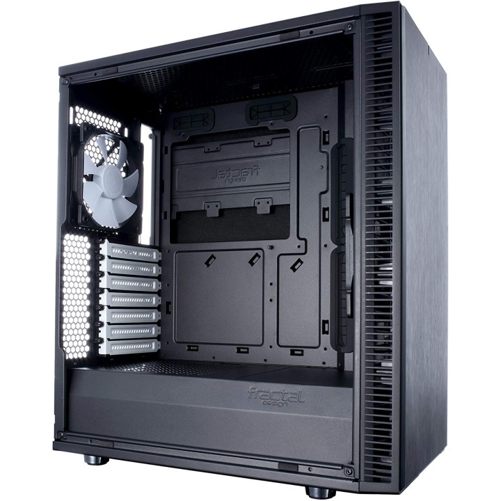 Fractal Design Define C TG Midi-Tower, schwarz, Te - FDCADEFCBKTG | Fractal Design 