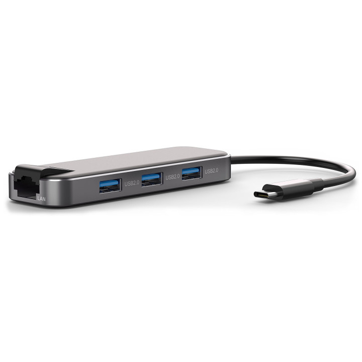 3 Ports USB 2.0 + HDMI + USB Type C + RJ45 - BSHUBHOME | Bluestork 