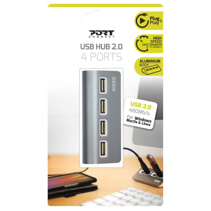 USB 4 ports 2.0 - 900120 | Port 