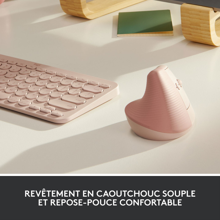 Lift Ergonomique Silencieuse - Rose  - 910006478 | Logitech 