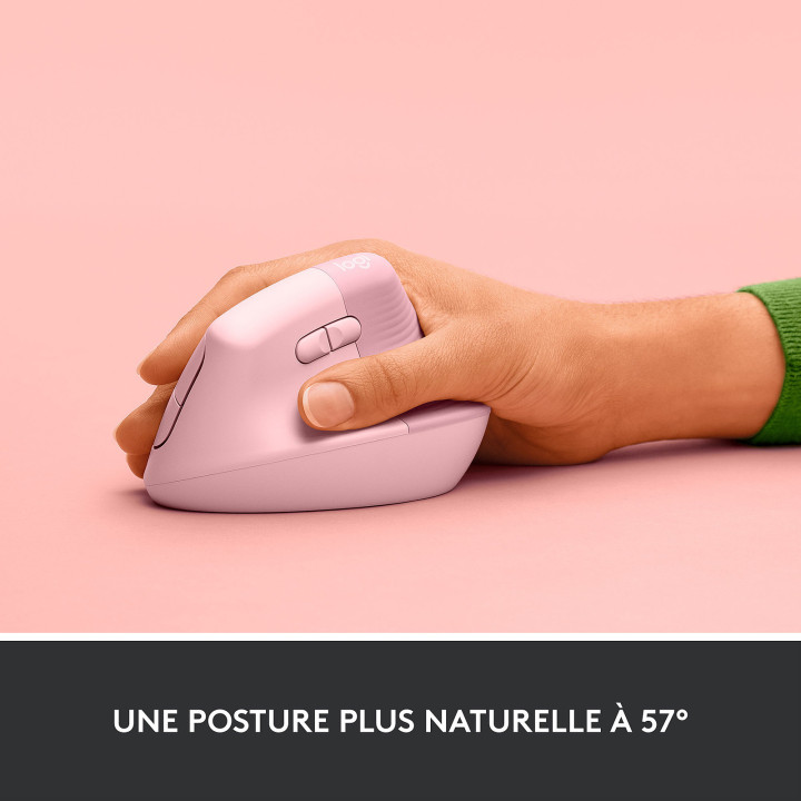Lift Ergonomique Silencieuse - Rose  - 910006478 | Logitech 