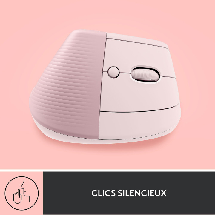 Lift Ergonomique Silencieuse - Rose  - 910006478 | Logitech 