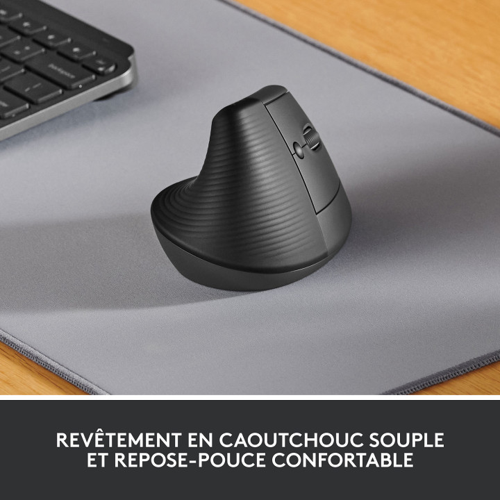 Lift Ergonomique Silencieuse - Graphite - 910006473 | Logitech 