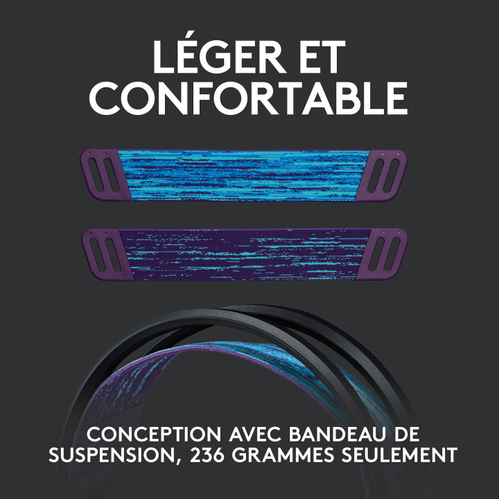 G535 Lightspeed Sans-Fil - Noir - 981000972 | Logitech 