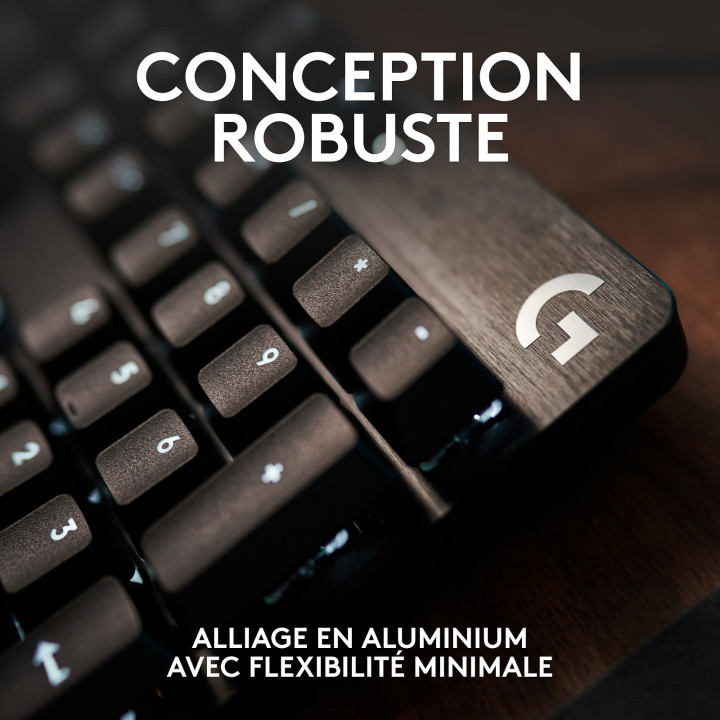 G413 TKL FR - Noir - 920010444 | Logitech 