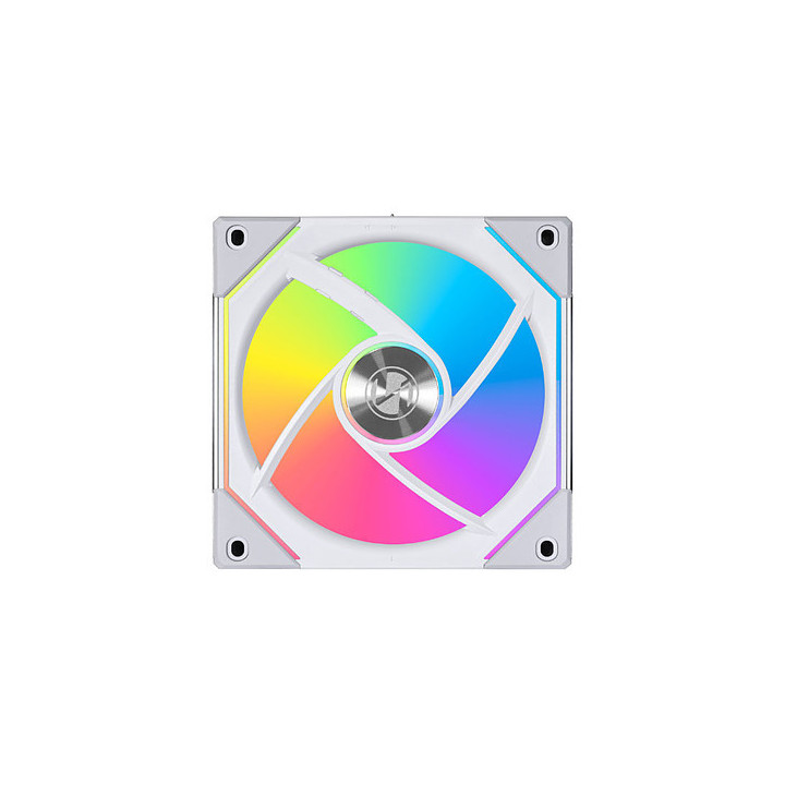 UNI FAN INFINITY SL120 RGB - Blanc Pack de 3 +CTRL - UFSLIN1203W | Lian-Li 