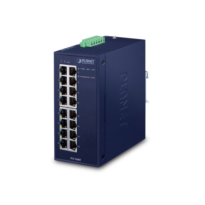 16 ports 10/100/1000 - IGS-1600T - IGS1600T | Planet 