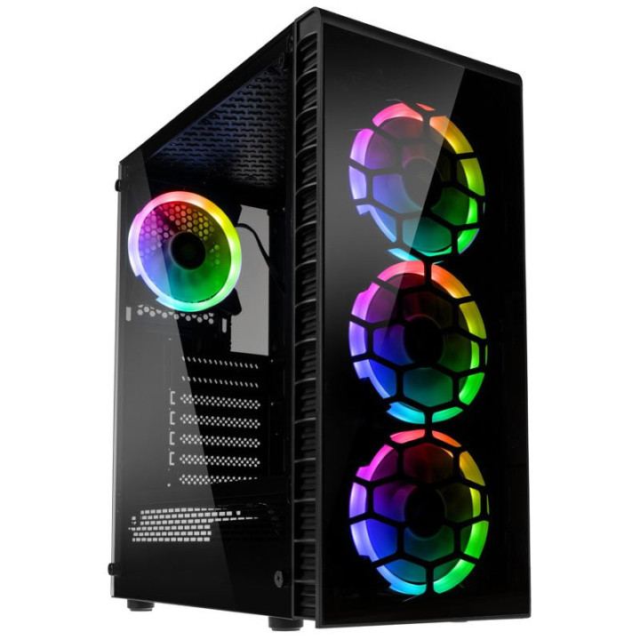 Observatory Y AMD SE ARGB Noir - MT/ss alim/E-ATX - OBSERVATORYYAMD | Kolink 