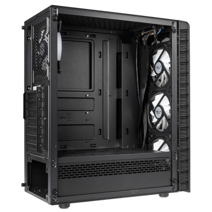 Observatory Y AMD SE ARGB Noir - MT/ss alim/E-ATX - OBSERVATORYYAMD | Kolink 