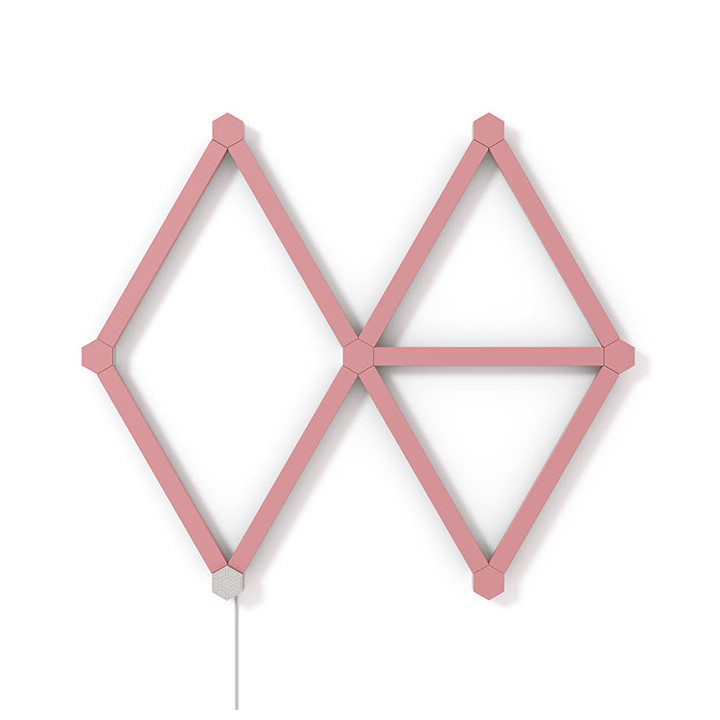 Lines Skin Rose Mate - 9 pièces - NL590001PM9PK | Nanoleaf 