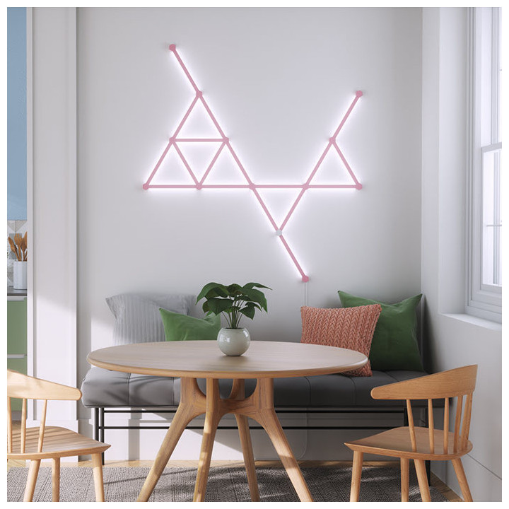 Lines Skin Rose Mate - 9 pièces - NL590001PM9PK | Nanoleaf 