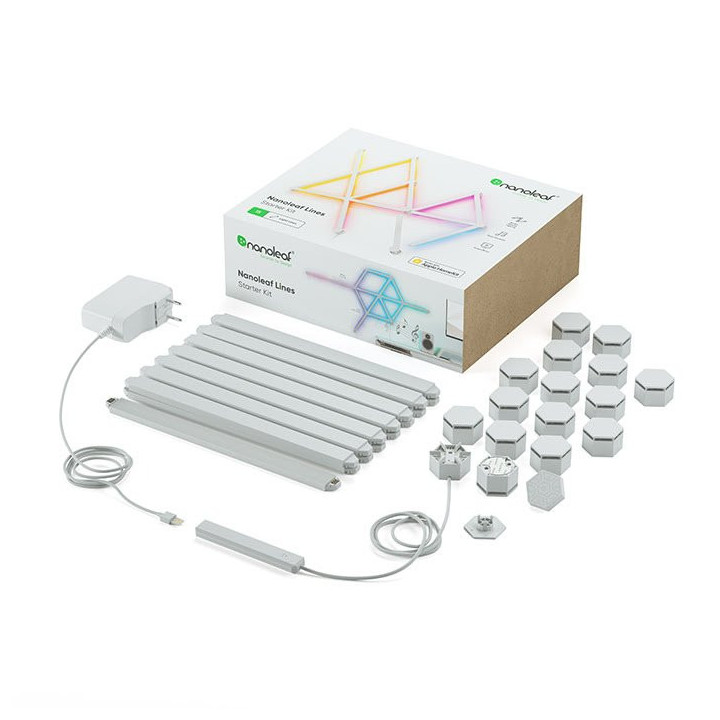 Lines Starter Kit - 15 pièces - NL59K6002LW15PKEU | Nanoleaf 