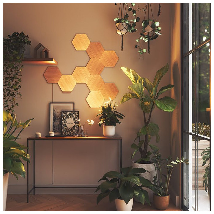 Elements Hexagons Starter Kit - 7 pièces  - NL52K7002HB7PK | Nanoleaf 