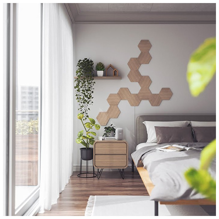 Elements Hexagons Starter Kit - 7 pièces  - NL52K7002HB7PK | Nanoleaf 