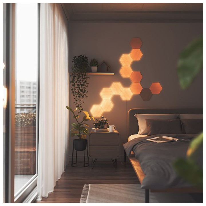 Elements Hexagons Starter Kit - 7 pièces  - NL52K7002HB7PK | Nanoleaf 