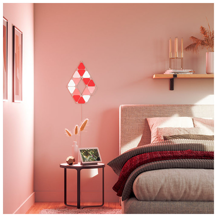 Shapes Mini Triangles Pack Expansion - 10 pièces - NL481001TW10PK | Nanoleaf 