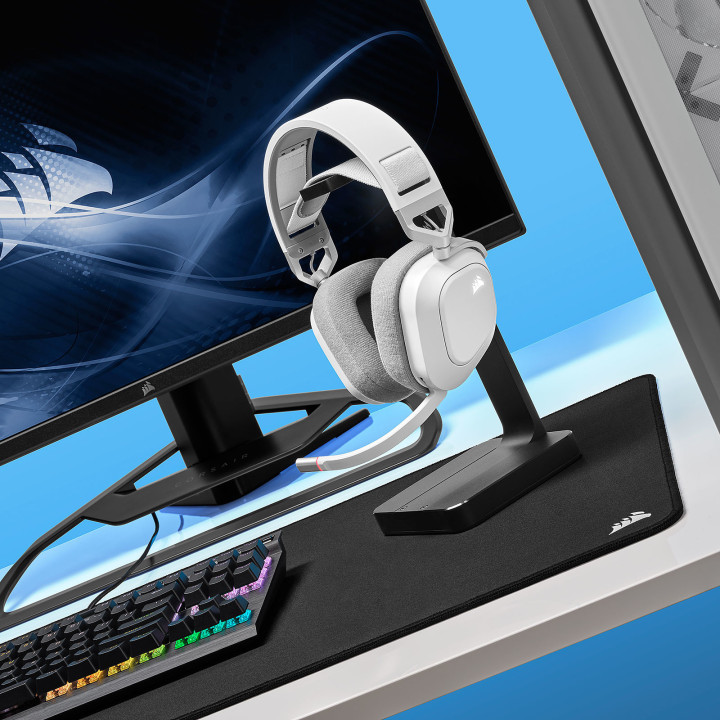 HS80 RGB Sans fil - Blanc - CA9011236EU | Corsair 