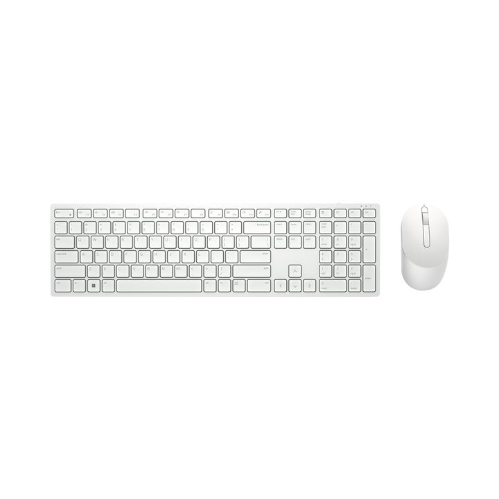 Dell KM5221W - Pack Clavier + Souris sans fil blanc 