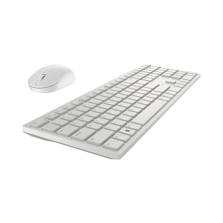 Dell KM5221W - Pack Clavier + Souris sans fil blanc 