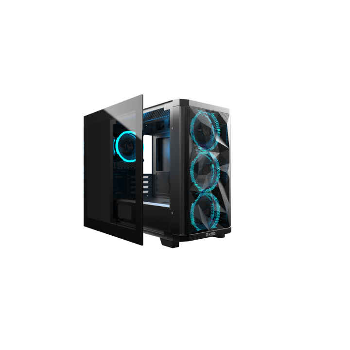 StarDust Mini Noir RGB - mT/sans alim./mATX - MR025 | M.RED 