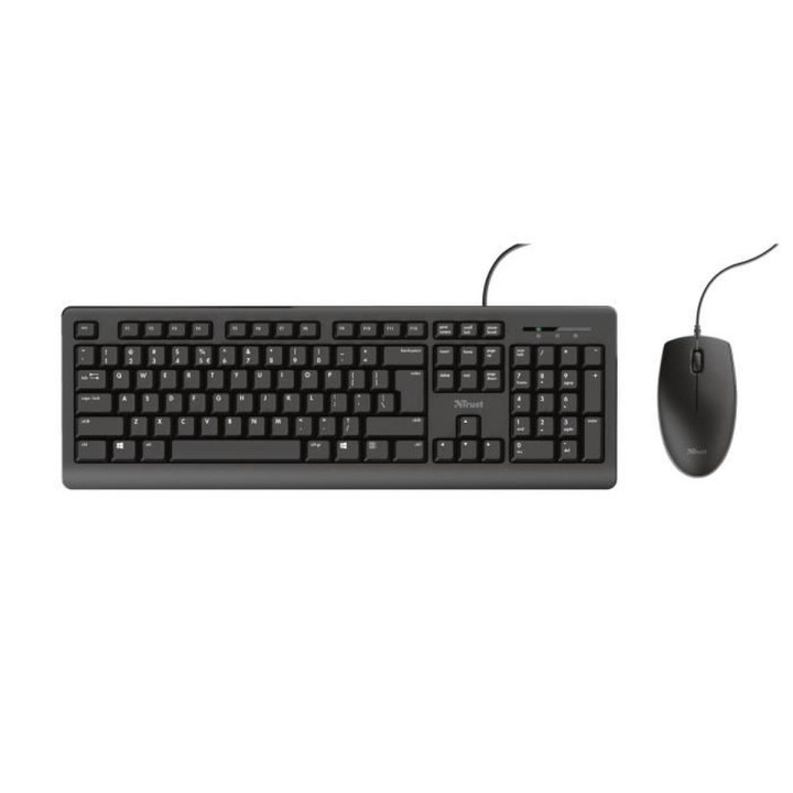 Primo - Clavier/Souris/Noir/Filaire - 23993 | Trust 