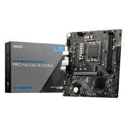 PRO H610M-E DDR4 - H610/LGA1700/DDR4/mATX - 9117D48007 | MSI 