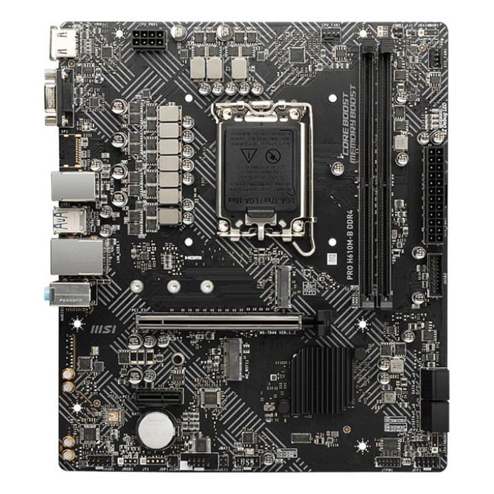 PRO H610M-E DDR4 - H610/LGA1700/DDR4/mATX - 9117D48007 | MSI 