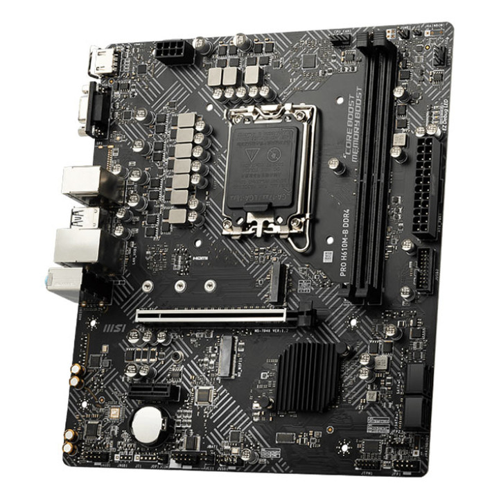 PRO H610M-E DDR4 - H610/LGA1700/DDR4/mATX - 9117D48007 | MSI 