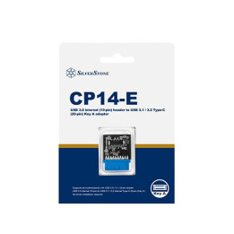 Adaptateur CM interne USB 3.0 vers USB 3.1 - SSTCP14E | Silverstone 