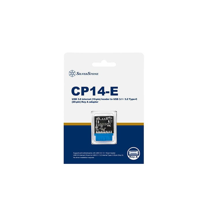 Adaptateur CM interne USB 3.0 vers USB 3.1 - SSTCP14E | Silverstone 