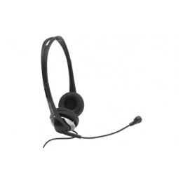 Stéréo Ajustable Jack 3.5mm noir/gris | Dacomex 